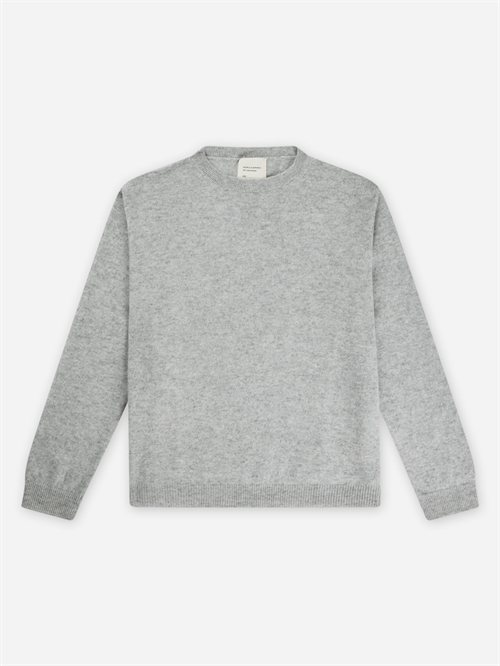 PEOPLES REPUBLIC OF CASHMERE WOMENS OVERSIZED ROUNDNECK ASH GREY